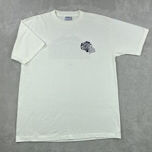 Vintage Denver Nuggets Shirt Mens XL White NBA Basketball AllSport 90s